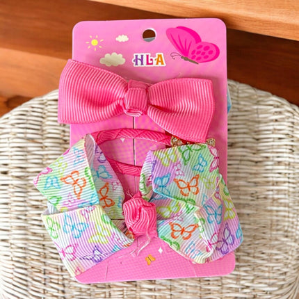 12 Sets de Pasadores con Moños Mariposas $5.9 c/u
