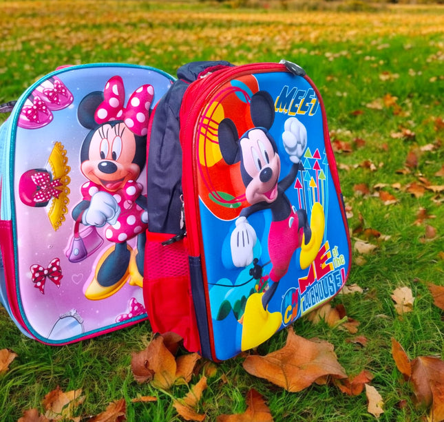 Mochila escolar Mickey Minnie con Luz