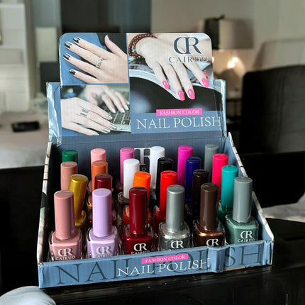 24 Esmaltes Colores Cairuo  $11.5 c/u