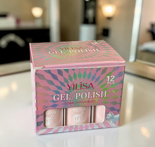 12 Esmalte Gel Polish para Lampara $15. c/u