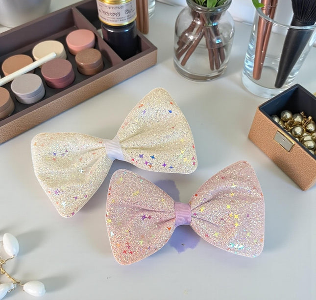 12 Moños Destellos Diamantados Colores $6.5 c/u