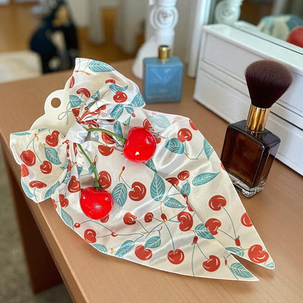 12 Moños con Cerezas Decorados $9.5 c/u