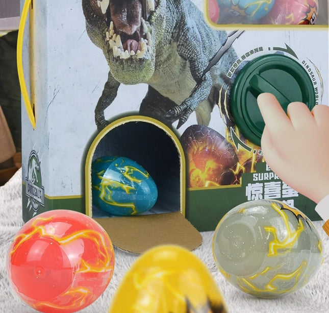 Huevos de Dinosaurio Juguete dispensador 12 Piezas