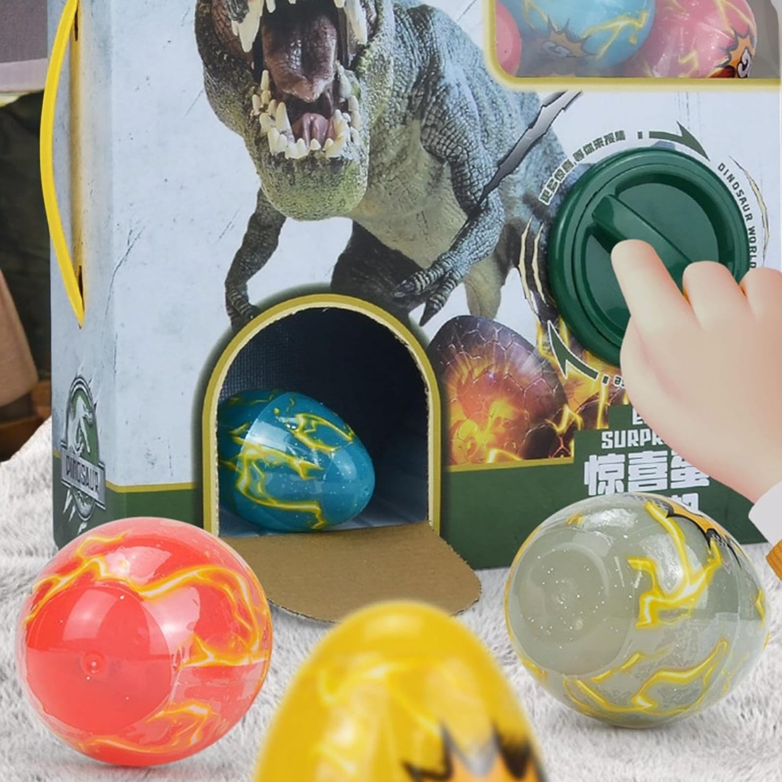 Generico Huevos de dinosaurio que eclosionan y crecen en agua | 6 piezas de juguetes, regalos cumpleaños para niños y niñas | para niños guardería cumpleaños camping viaje dormitorio Generico Huevos de dinosaurio que eclosionan y crecen en agua | 6 piezas de juguetes, regalos cumpleaños para niños y niñas | para niños guardería cumpleaños camping viaje dormitorio