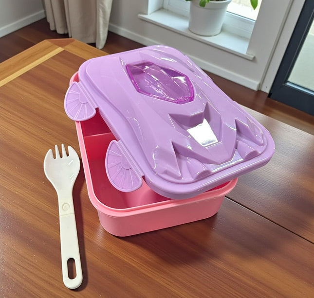 Exclusivo Tienda en linea 💥💎Lonchera Infantil Carrito con Separadores y Cuchara Diferentes Colores