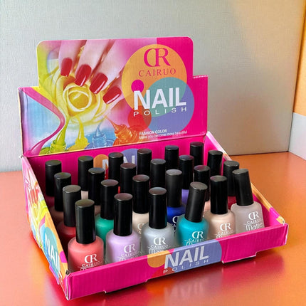 24 Esmaltes para uñas Matte "Cairuo" $12.9 c/u