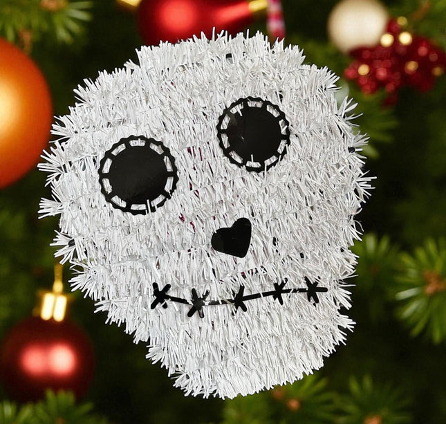 3 Calavera Escarcha para decorar Halloween $25 c/u
