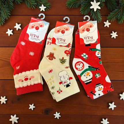 10 Calceta Navideña Infantil $18 c/u