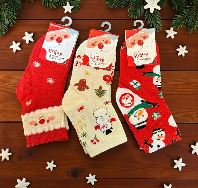 10 Calceta Navideña Infantil $18 c/u