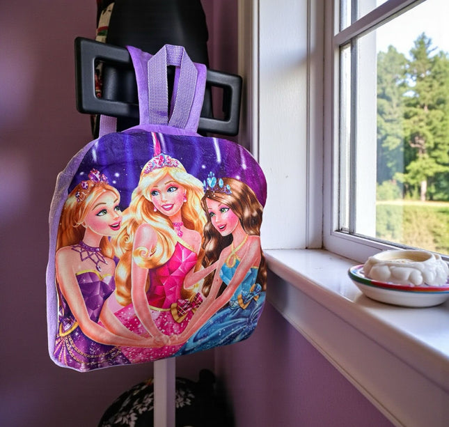 Mochila Barbie de Peluche con Tirantes Ajustables