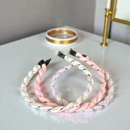 12 Diademas Trenzadas Diseños Hermosos $8.96 c/u