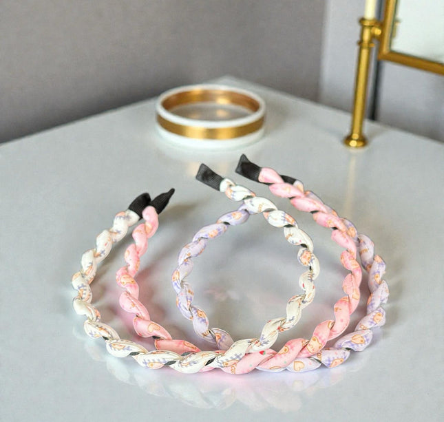 12 Diademas Trenzadas Diseños Hermosos $8.96 c/u