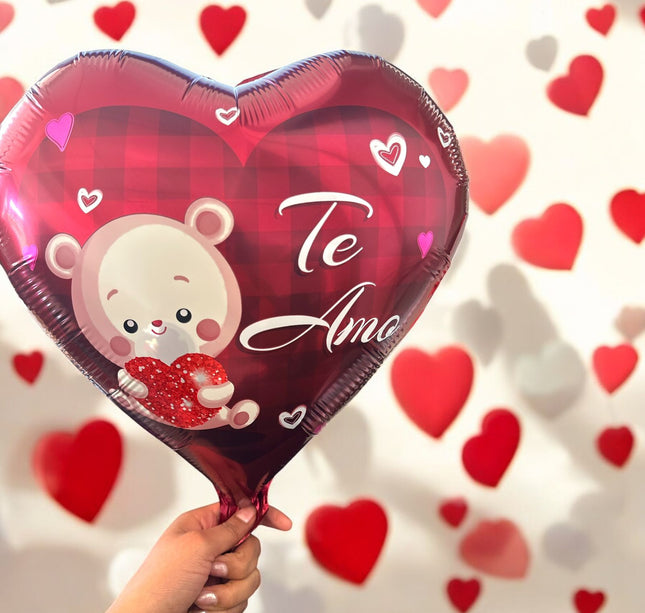 10 Globos San Valentin 15 Pulgadas $3.50 c/u