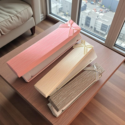 12 Cajas Regalo para Collares con Moñito $9 c/u