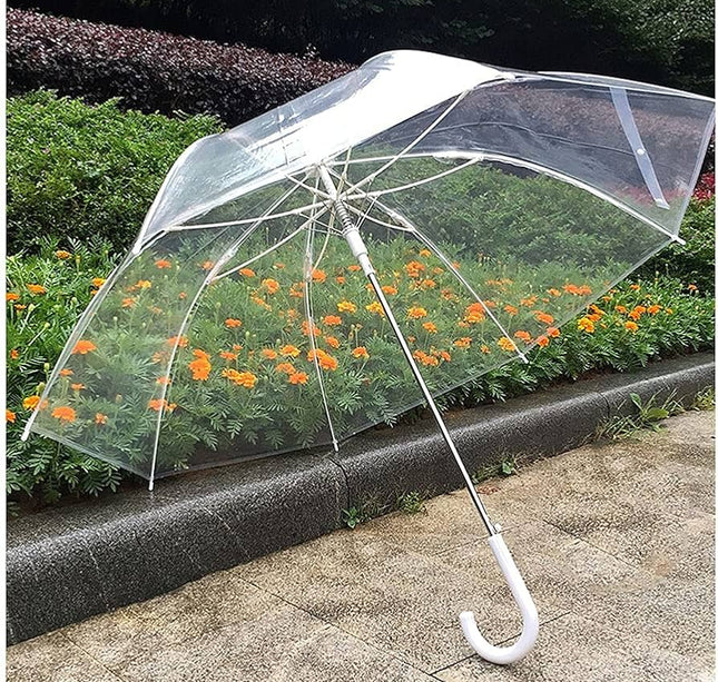 Paraguas Transparente para Lluvia Infantil