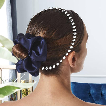 12 Diademas de Peine Espiral con Pedreria $5.5 c/u