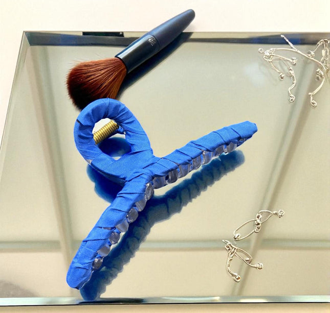 12 Pinzas para Cabello Decoradas con Liston $9.9 c/u