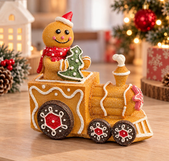 Exclusivo Tienda en linea 💥💎Trencito Navideño de Jengibre Mágico (Ceramica)