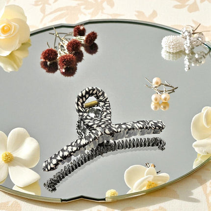 12 Pinzas para Cabello Decoradas con Liston $9.9 c/u