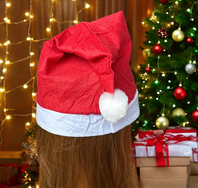 12 Gorro Navideño Santa $4.9 c/u