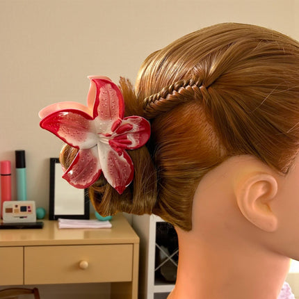 12 Pinzas para Cabello Flores Lindas $12.5 c/u