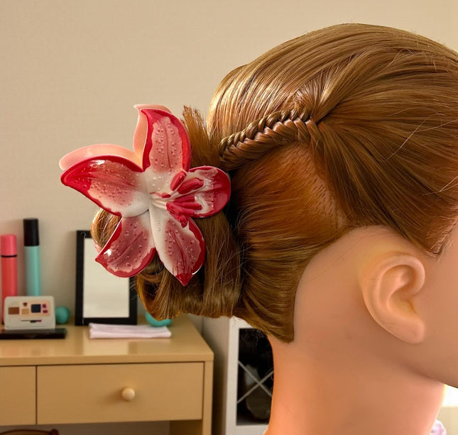 12 Pinzas para Cabello Flores Lindas $12.5 c/u