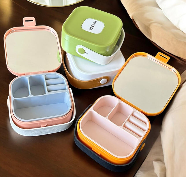 Joyero Plastico con Espejo