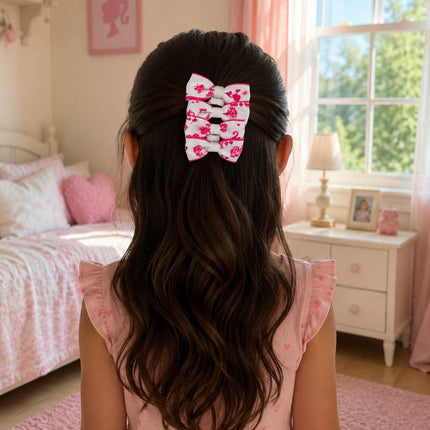 12 Sets de 4 moños barbie $8.84 c/u