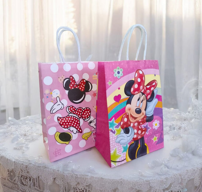 12 Bolsas para Regalo Mickey $5.99 c/u