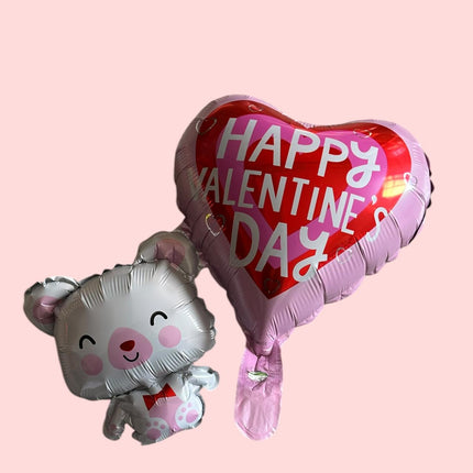 10 Globos de Figuras San Valentin $3.5 c/u