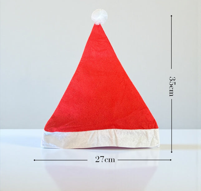 12 Gorros Navideños Santa $6.25 c/u