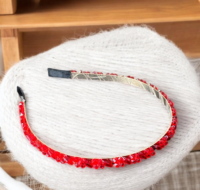12 Diademas Premium Pedreria $7.9 c/u