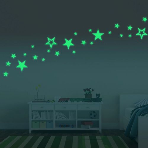 12 Stickers Fluorescentes Para Decorar $5.20 c/u