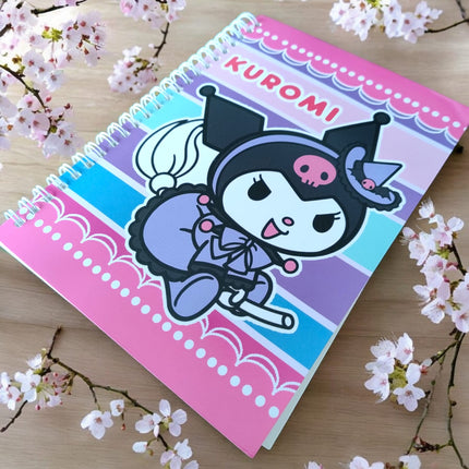 12 Libretas espiral Kuromi $15 c/u