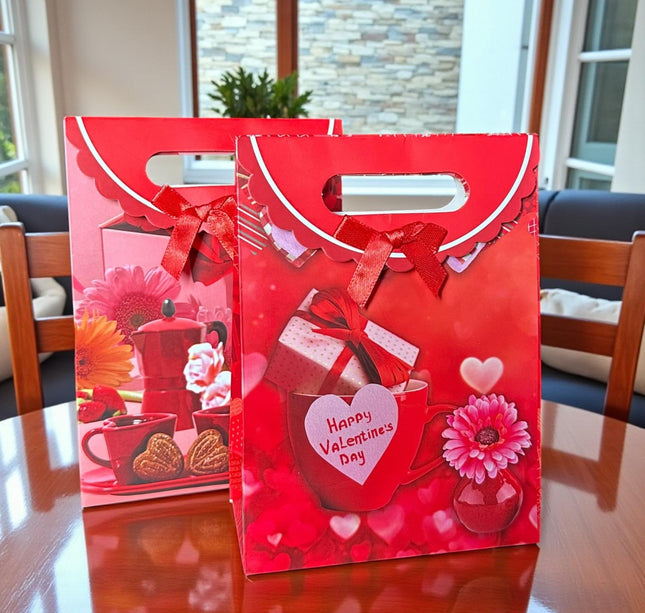 12 Bolsas Velcro "San Valentin" para Regalo $4.5 c/u