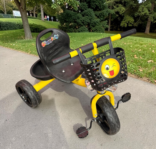 Triciclo 3 Ruedas Infantil Colores con canastilla