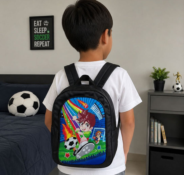 Mochila Escolar para Niños con Doble Compartimento