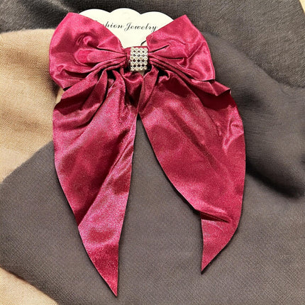 12 Moños Coquette con Pedreria Satin $7.9 c/u
