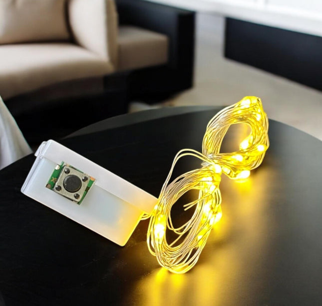 12 Luz de Hadas Amarilla 2M $7 c/u