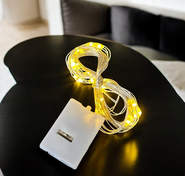 12 Luz de Hadas Amarilla 2M $7 c/u