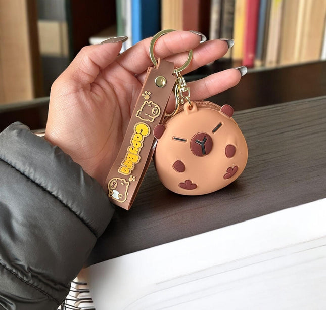 6 Monederos LLaveros Capíbaras $29 c/u