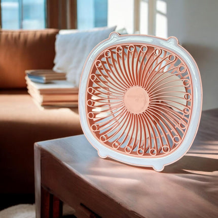 Ventilador de Tocador con Luz Led