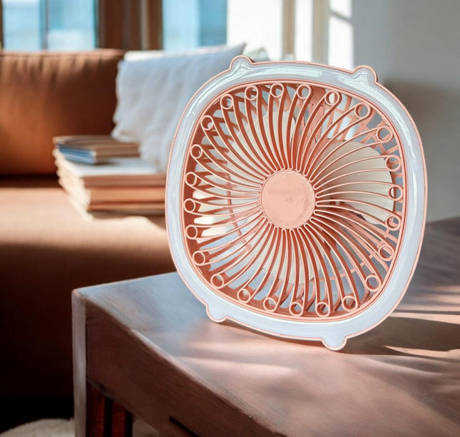 Ventilador de Tocador con Luz Led