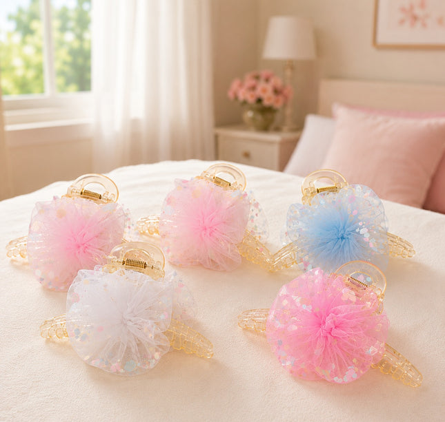 Exclusivo Tienda en linea 💥💎12 Pinzas Moños Confetti Alegres para Cabello $7.5 c/u