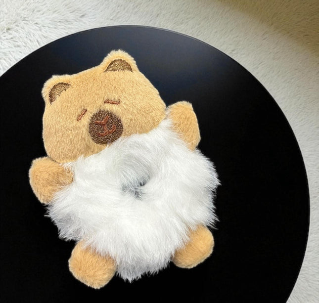 12 Scrunchies Capibaras Peluches $18 c/u