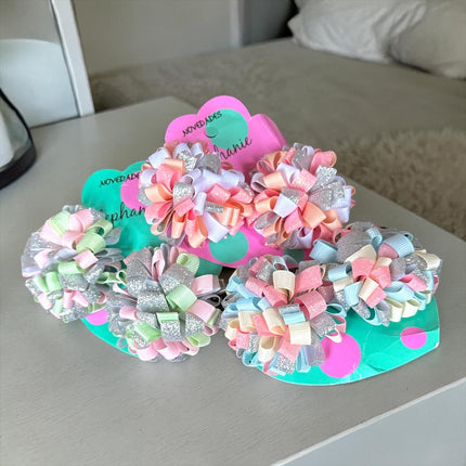 12 Sets Moños Stephanie Surtido $12 c/u