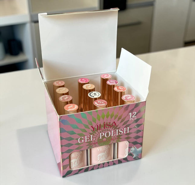 12 Esmalte Gel Polish para Lampara $15. c/u