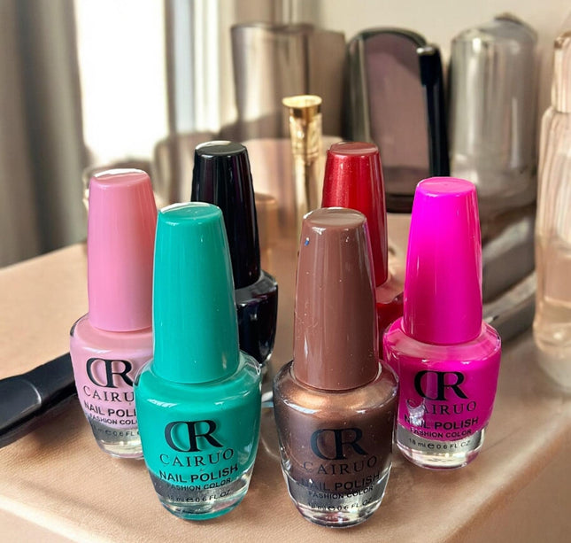 24 Esmaltes para uñas "Cairuo" Beauty Girl $11.5 c/u