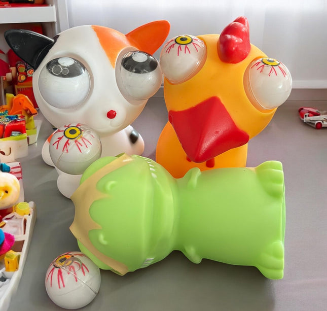 6 Ojos Saltones Squishies Animalitos   $32 c/u