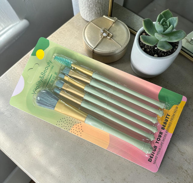 12 Sets de Brochas para Maquillaje Colores $22.5 c/u